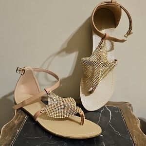 Elegant Gold Sandals